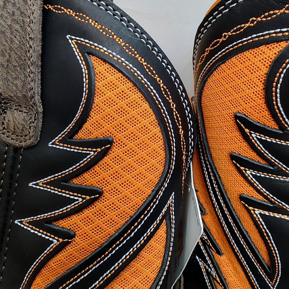 ARIAT Intrepid VentTek Comp Toe MEN'S Size 11.5 D Cocoa Brown/Orange 10020072 - Picture 7 of 15